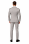 Mens Grey and Black Pinstripe Double-Breasted Suit 1920s Gangster Vintage Looking suit By Rossiman