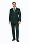 Mens Classic Wool Double Breasted Fit Suit in Hunter Green
