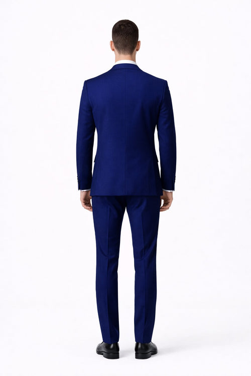 Porto Slim Fit, Pure Wool Suit & Vest by Tiglio Luxe TIG1036