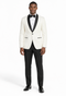 Mens Ivory & Black Dinner Jacket - Mens Evening jackets  - Tuxedo Dinner Jacket