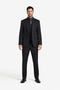 Mens John Wick Vested Black Suit