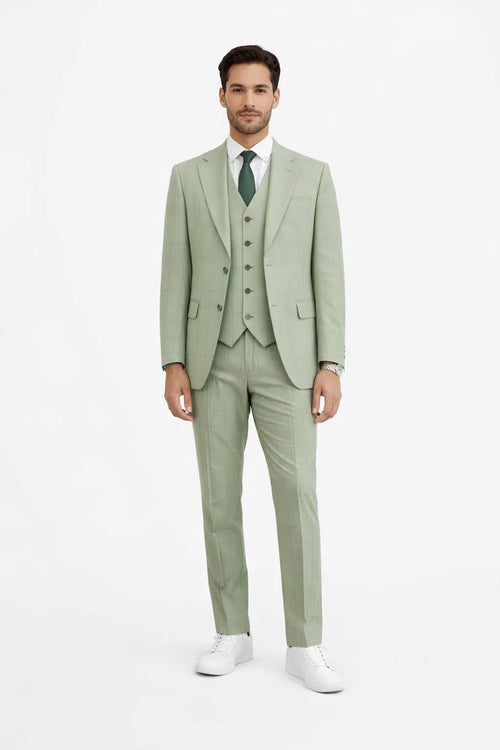 Mens Light Green Suits | Alberto Nardoni Mens Light Green Suits | Alberto Nardoni