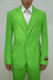 Mens Linen Suits - Summer Apple Green Suit - AlbertoNardoniStore