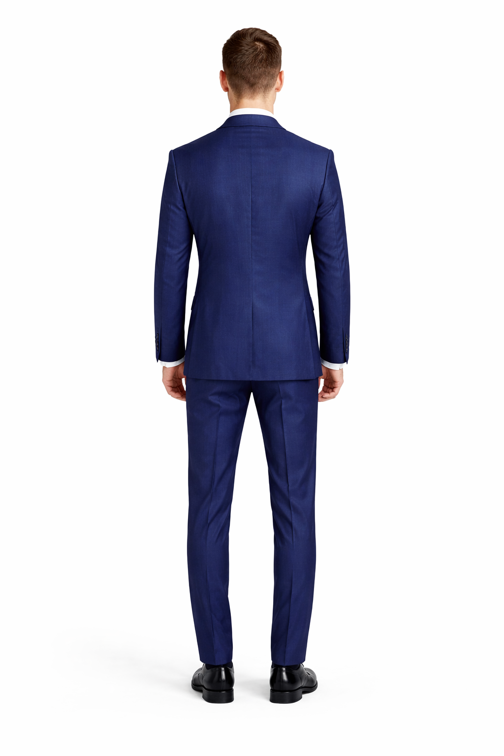 Mens Tiglio Solid Navy Suit – Classic 2 Piece Navy Blue Suit for Wedding, Business & Formal Wear