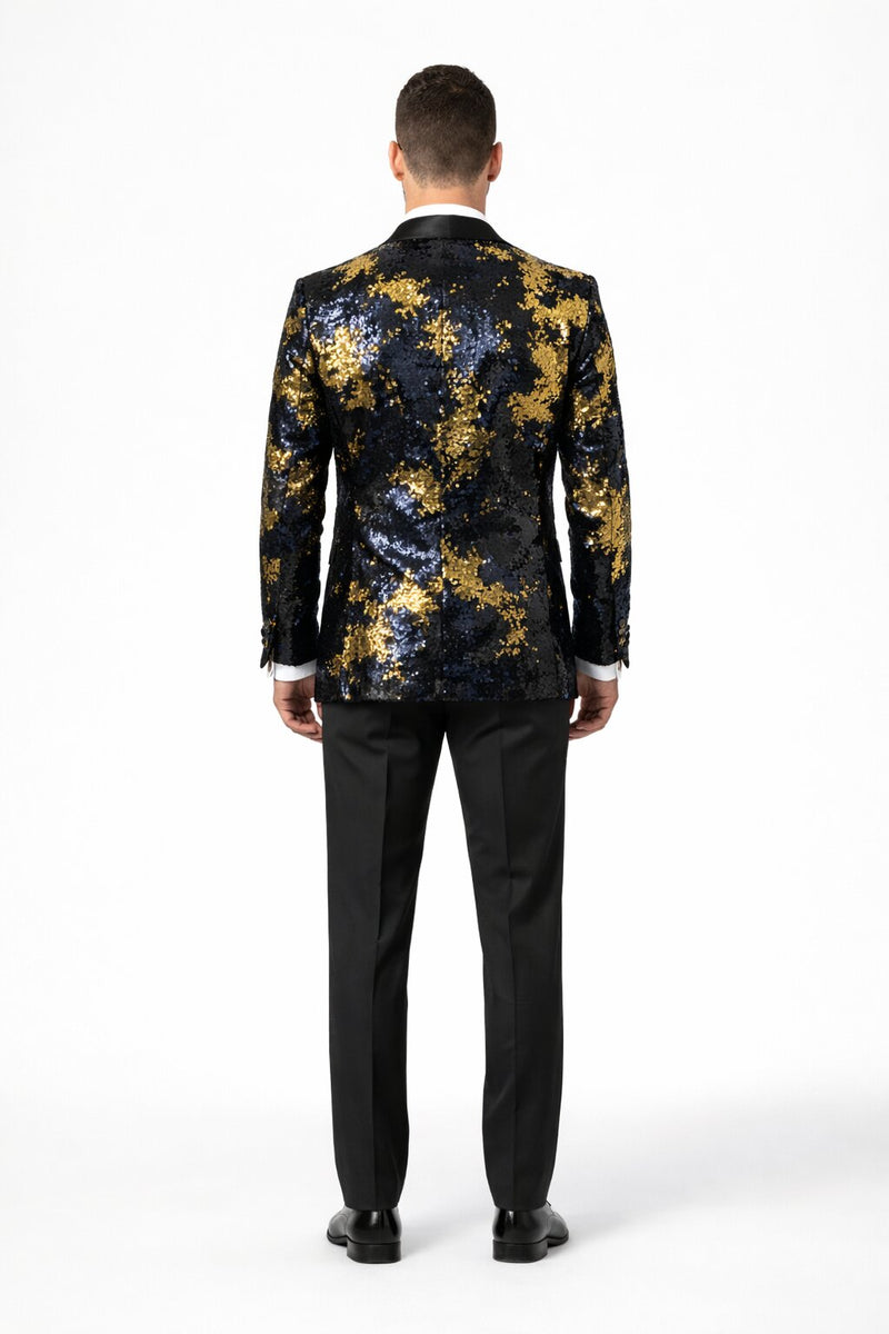 Mardi Gras Party Outfits For Guys - Mens Mardi Gras Costumes - Gold ~ Black