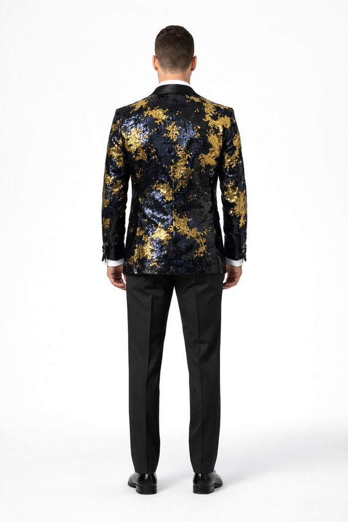 Mardi Gras Party Outfits For Guys - Mens Mardi Gras Costumes - Gold ~ Black