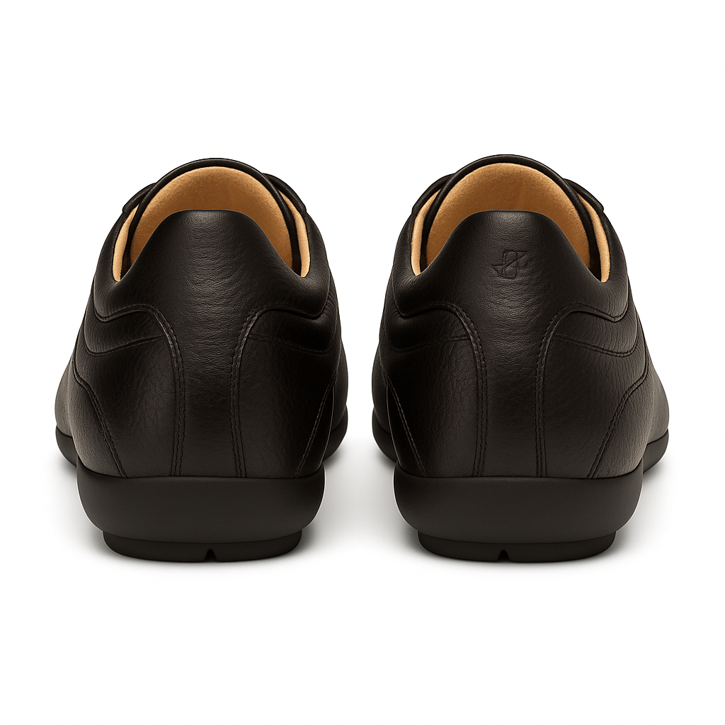 Mezlan Luka Men’s Sneaker – Brown Calfskin and Deerskin Leather Casual Shoe, Handmade in Spain