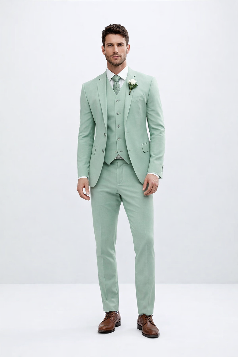 green emerald velvet dress The Shirt Dress: Light Mint Green – ILAVA main image 0