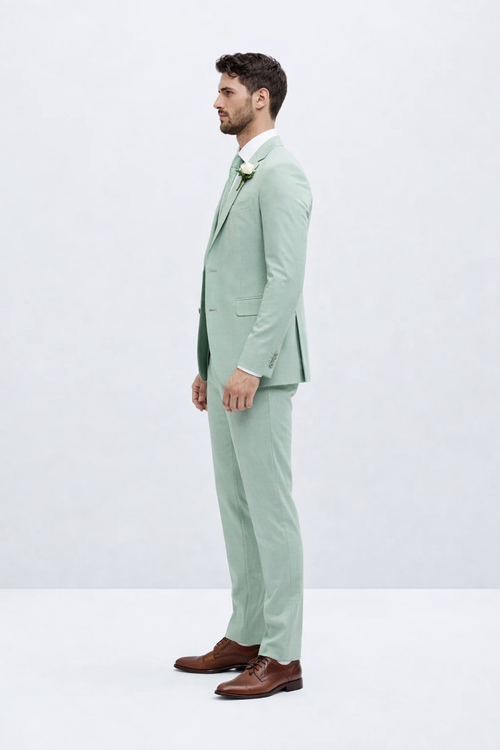 Mens Mint Green Suit