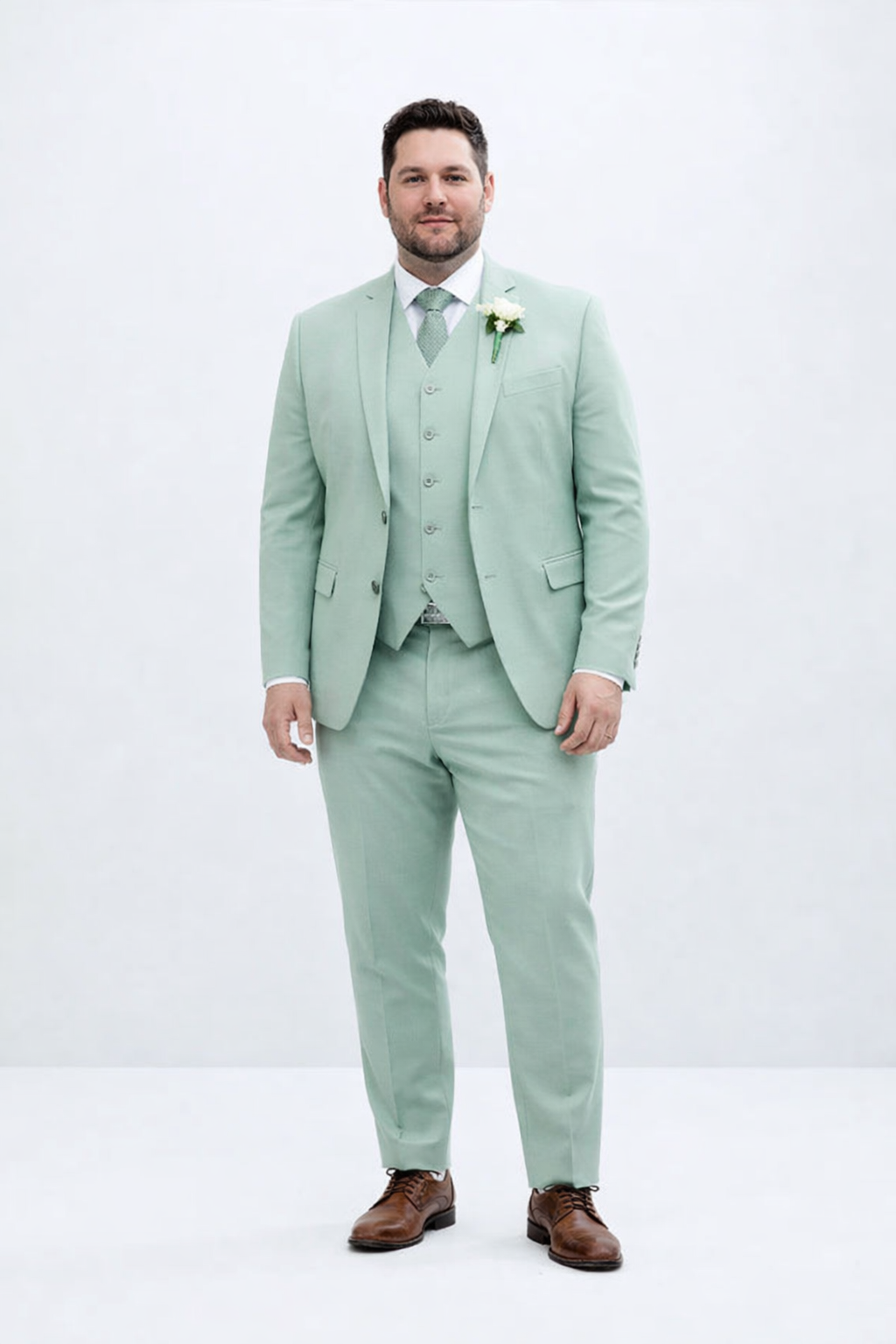Mens Mint Green Suit