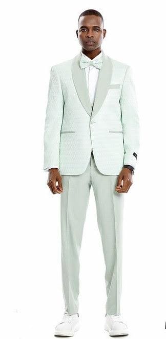 Mens Mint Green Suit - AlbertoNardoniStore