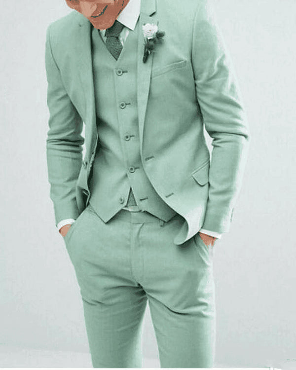 Mens Mint Green Suit - AlbertoNardoniStore