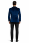 Mens Navy Blue Dinner Jacket Velvet tuxedo
