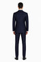 Men's Navy Blue Wide Pinstripe Double Breasted Suit