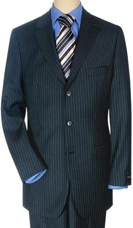 Mens Navy Double Breasted Overcoat - AlbertoNardoniStore