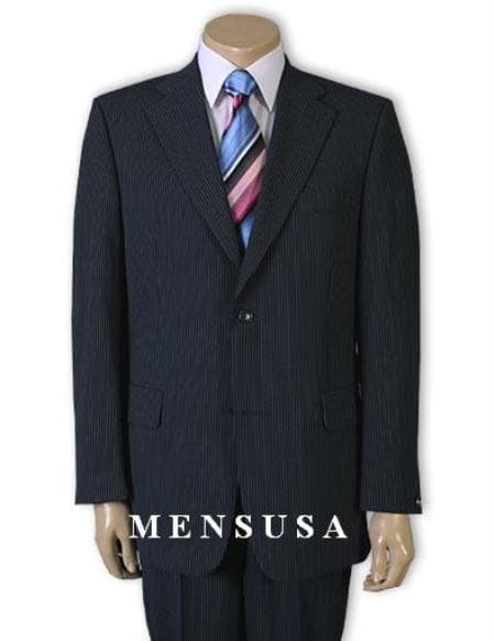 Mens Navy Double Breasted Overcoat - AlbertoNardoniStore