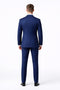 Porto Slim Fit, Pure Wool Suit & Vest by Tiglio Luxe TIG1036