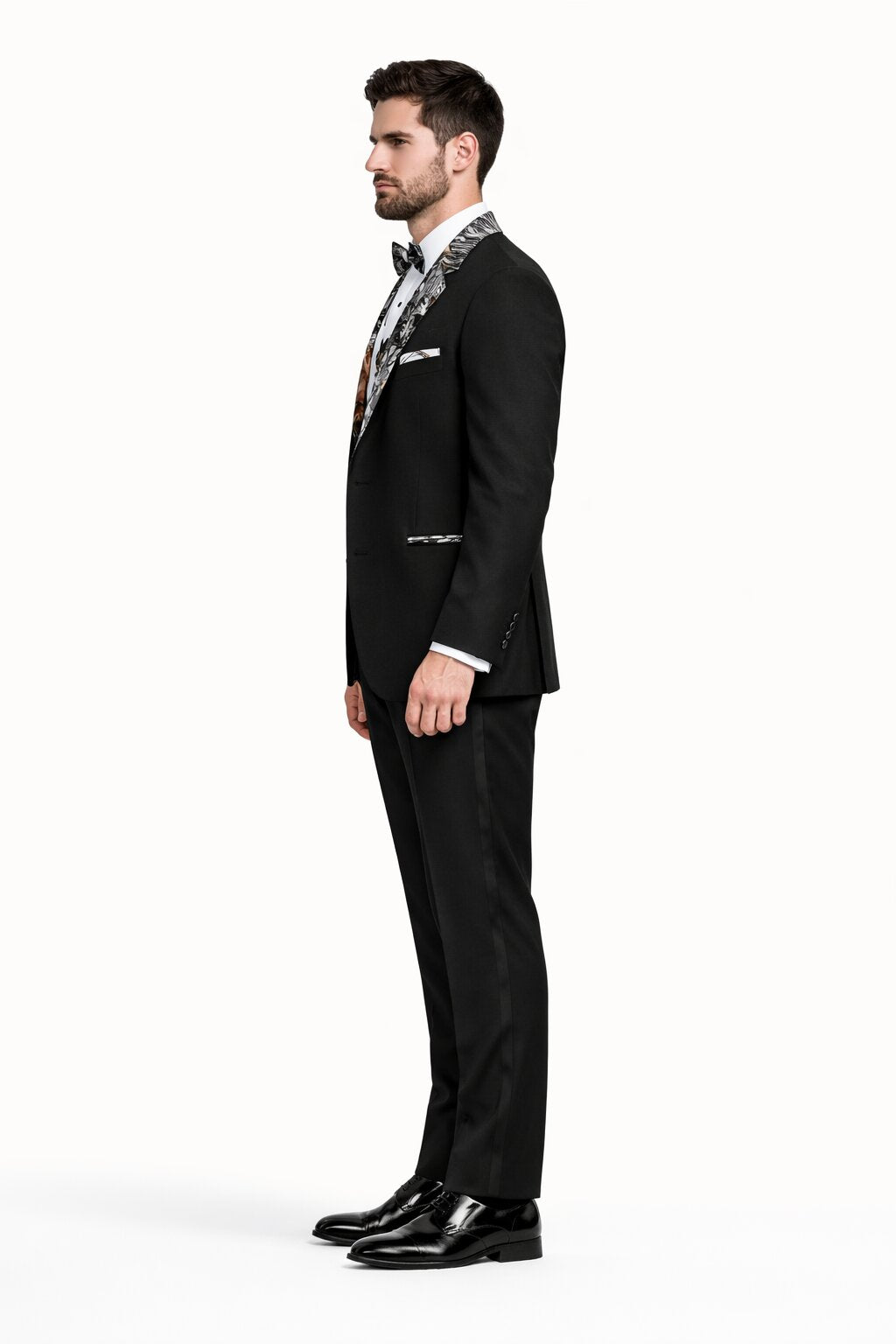 Army Green Tuxedo - Camouflage - Two Toned Vested Olive Camo Tuxedo