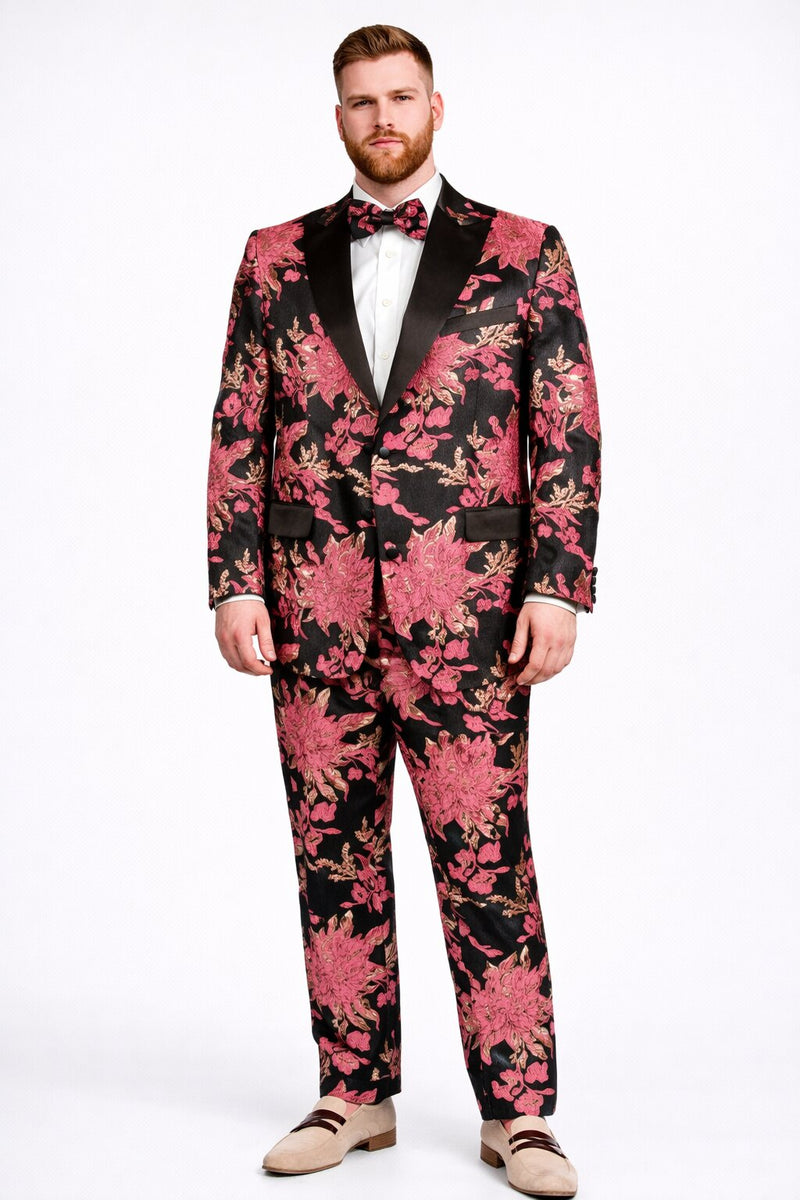 Floral Suit - Flower Suit - Pink