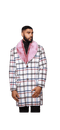 Mens Plaid Overcoat - AlbertoNardoniStore