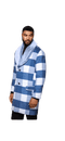 Mens Plaid Overcoat - AlbertoNardoniStore