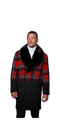 Mens Plaid Overcoat - AlbertoNardoniStore