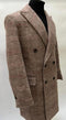 Mens Plaid Overcoat - Wool Peacoat - Plaid Topcoats - AlbertoNardoniStore