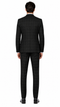 Mens Plaid Suit - Black Windowpane Suit - 1920 Suits