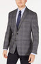 Mens 52 Long  Sport Coat - Gray Color Sport Coat