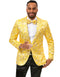 Mens Prom Tuxedo Suit Yellow Gold Prom Suit - AlbertoNardoniStore