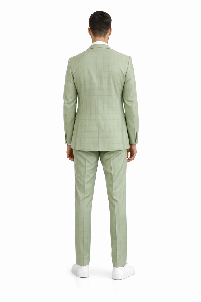 Mens Sage Green Suit