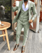 Mens Sage Green Suit - AlbertoNardoniStore
