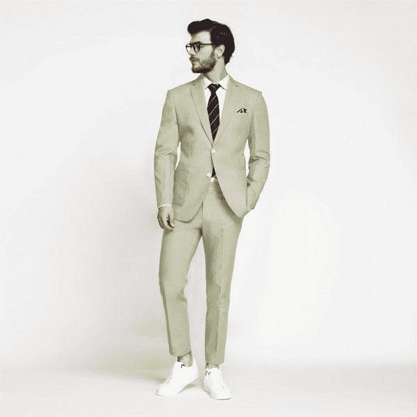 Mens Sage Green Suit - AlbertoNardoniStore