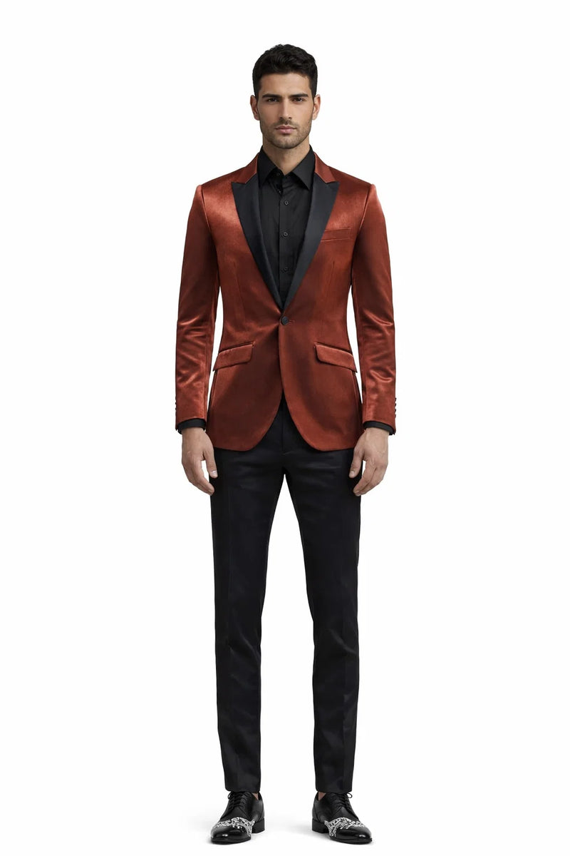 Mens Satin Dinner Jacket - Mens Evening jackets  - Tuxedo Dinner Jacket