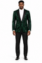 Mens Sequin Blazer Sportcoat in Color Green Tuxedo Jacket Newyear Holiday