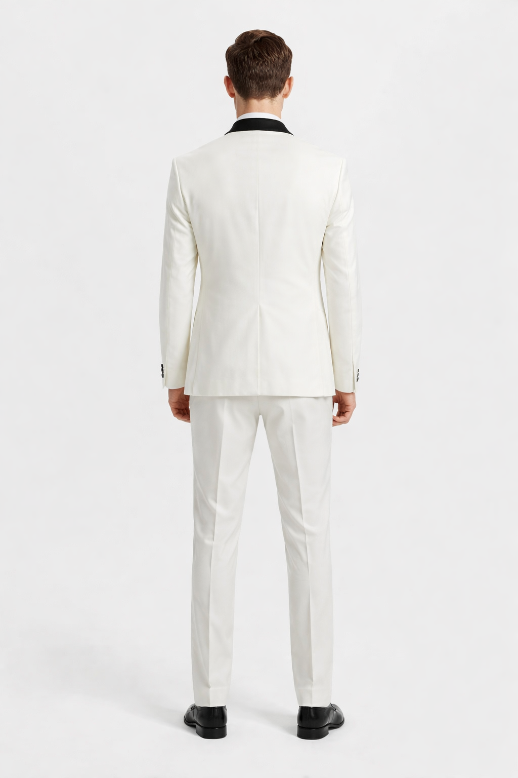 Mens Stacy Adams Suit - Stacy Adams Suit Men's Designer Tuxedo - Ivory, Vested One Button Shawl Lapel
