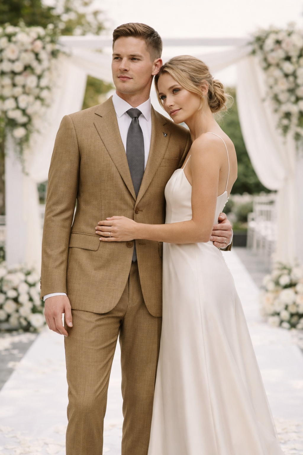 Mens Stacy Adams Suit - Stacy Adams Suit Men's Sharkskin Suit - Two Button Vested in Light Mustard
