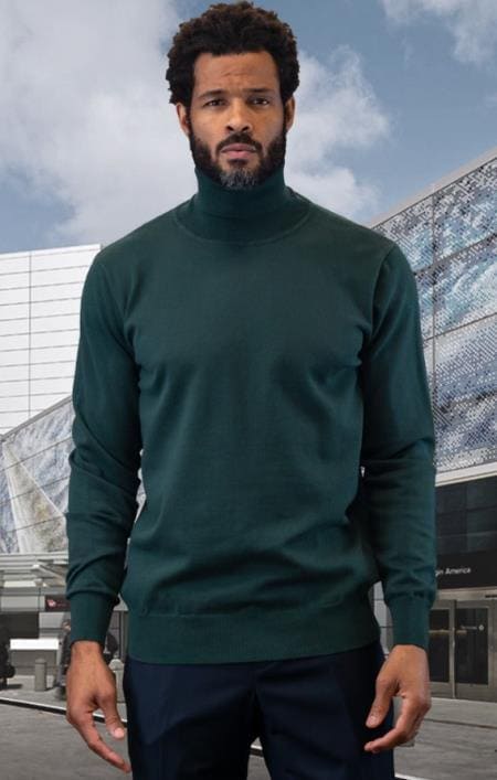 Mens Sweater Hunter - Wool And Cashmere Fabric - AlbertoNardoniStore