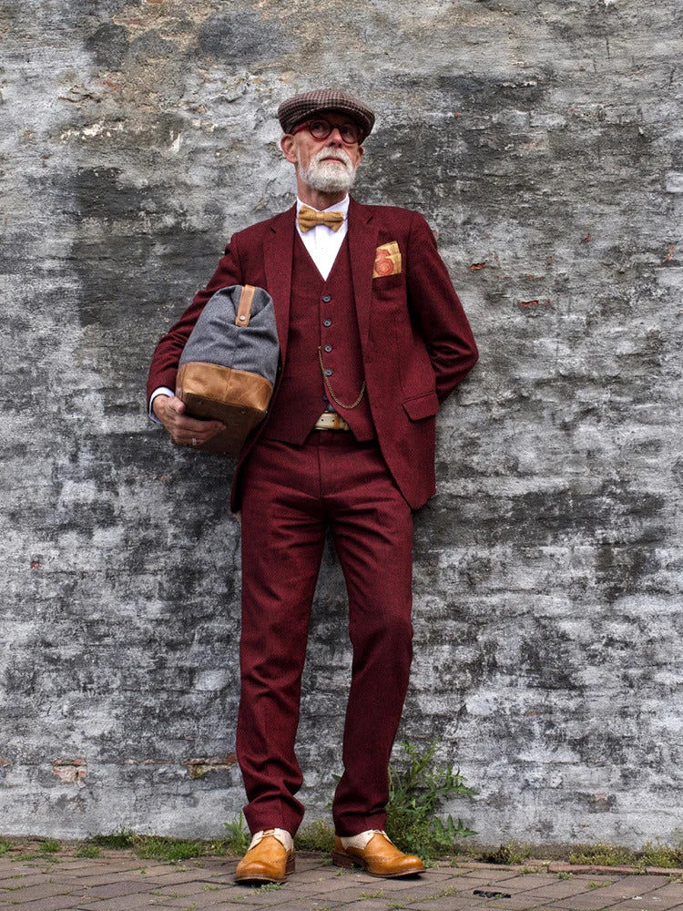 Mens Tailored Suit | 3-piece Suit | Red Barleycorn | Scudboat | Peaky Blinders