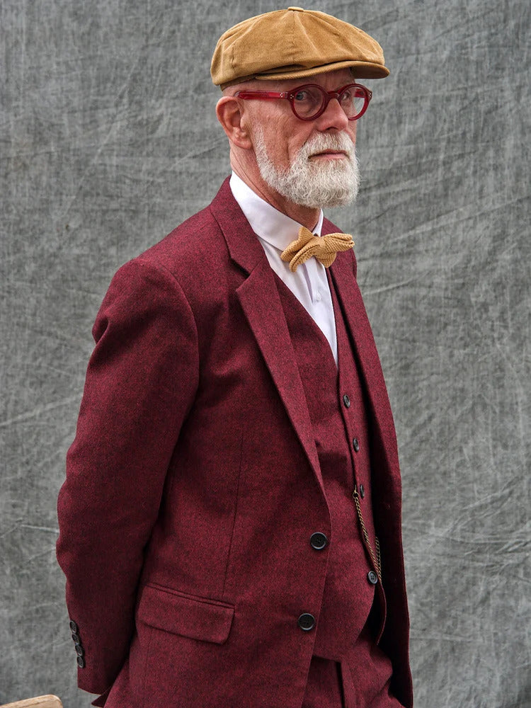 Mens Tailored Suit | 3-piece Suit | Red Barleycorn | Scudboat | Peaky Blinders