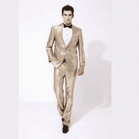 Mens Tan Groomsmen Tuxedos - AlbertoNardoniStore