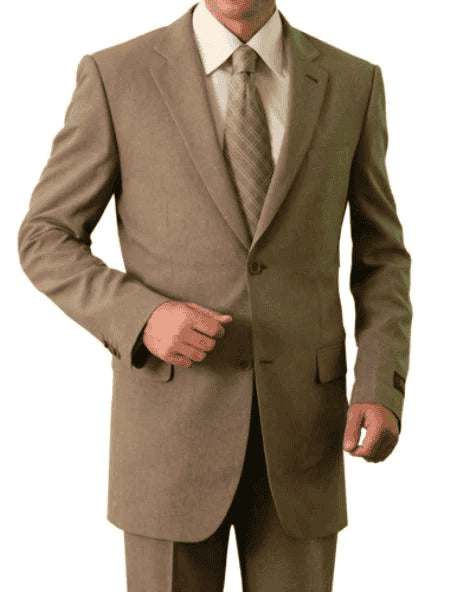 Mens Tan Groomsmen Tuxedos - AlbertoNardoniStore