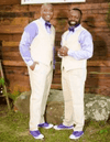 Mens Tan Linen Suit - AlbertoNardoniStore