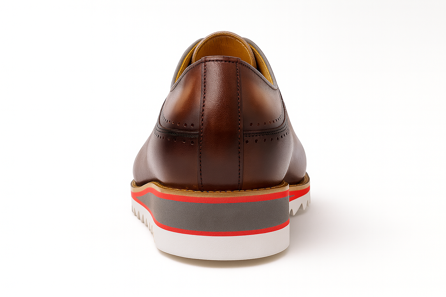 Two-Tone Burnished Brogue Oxford