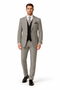 Mens Urban Suits - 100% Wool Suit - Single Button Double Breasted Vest Pleated Pants