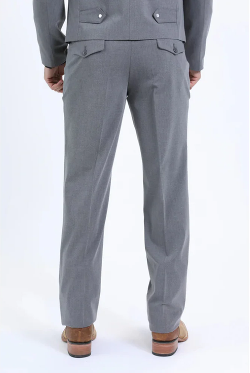 Men's Western Sport Suit - Grey