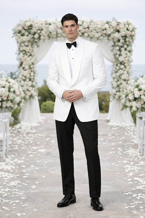 Mens White Dinner Jacket