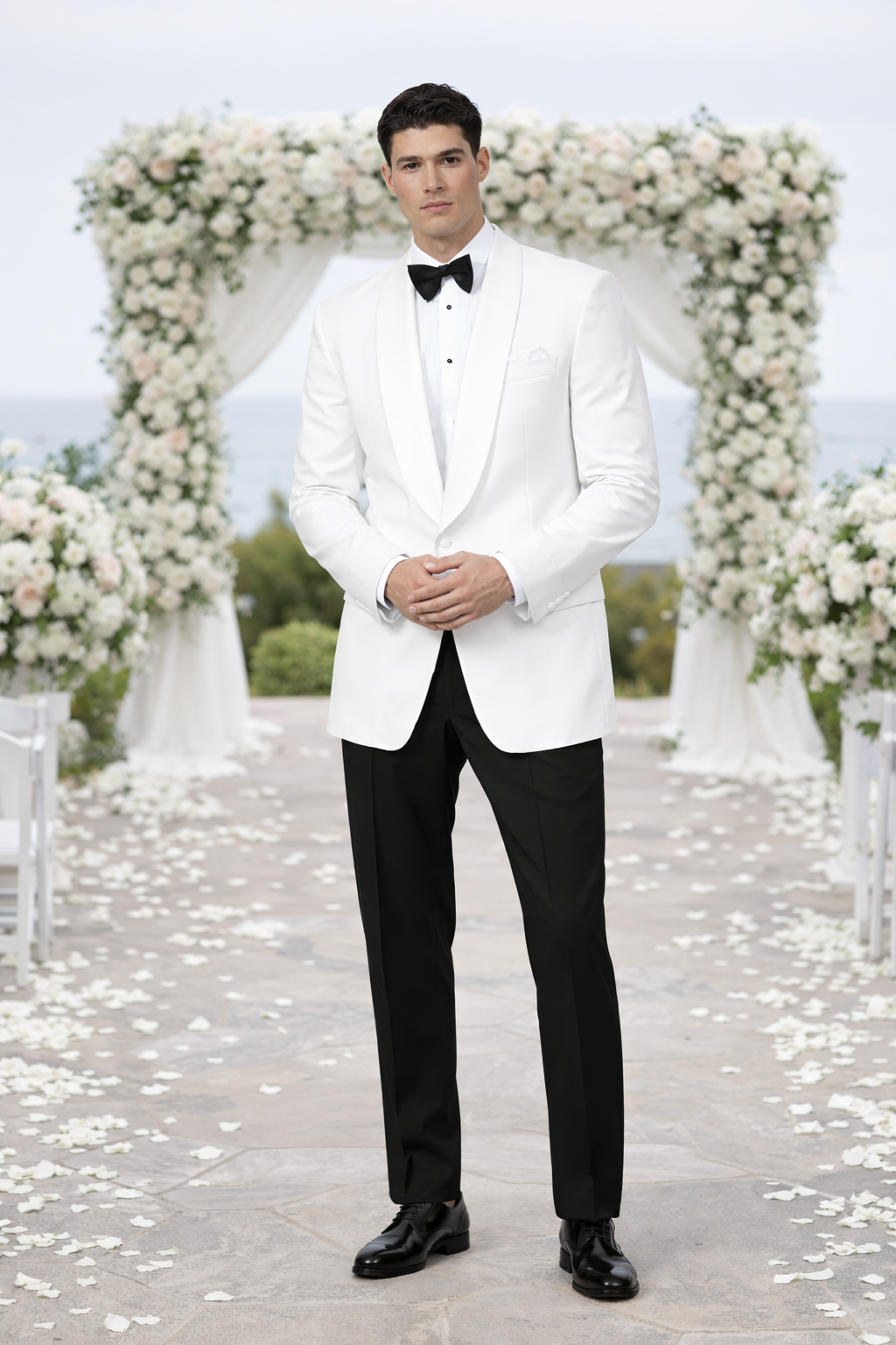 Mens White Dinner Jacket