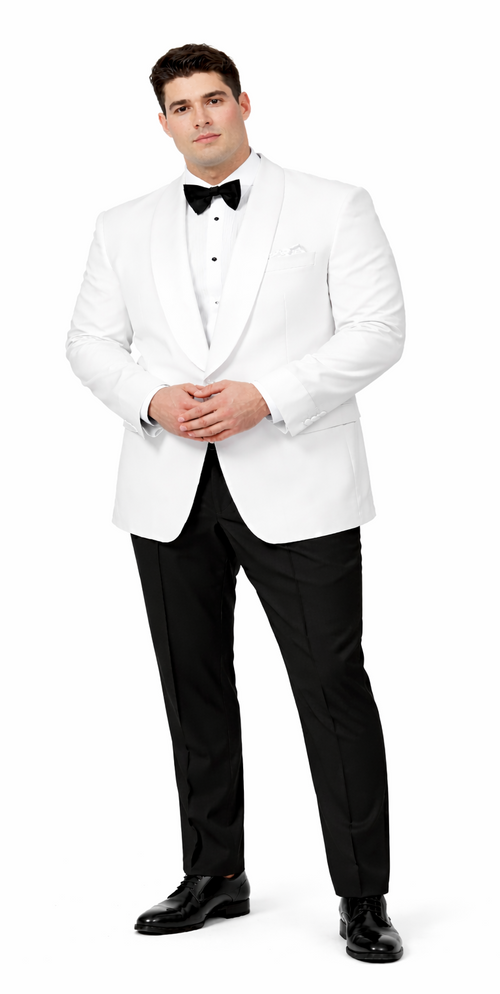 Mens White Dinner Jacket