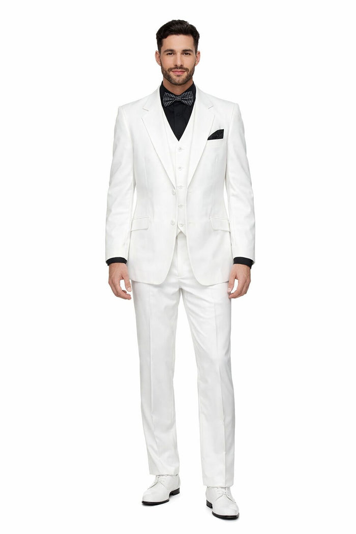 Mens John Travolta Saturday Night Fever Disco Suit in White